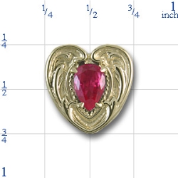 80971 Ruby Bracelet Slide 